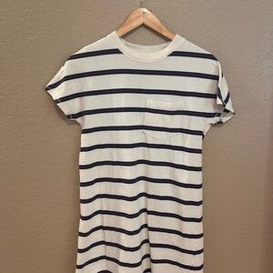 Madewell Striped T-Shirt Dress